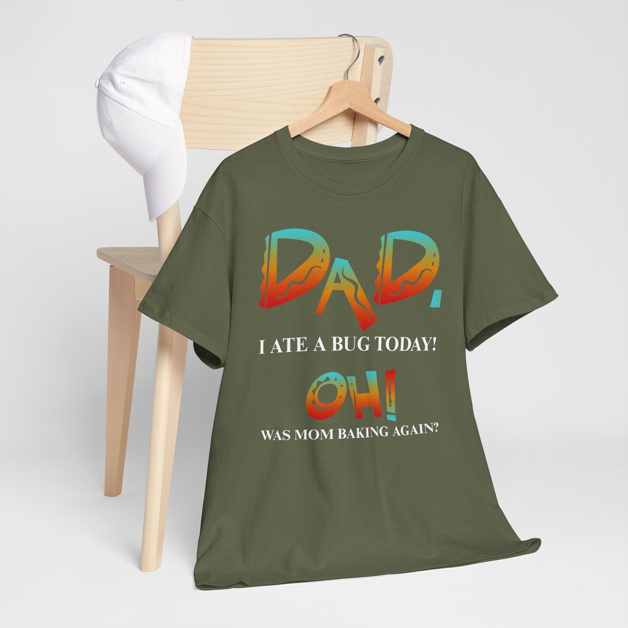 Dad I Ate a Bug Adult T-shirt,  The Emperor's New Groove Style, Funny, Father's Day, Dad jokes