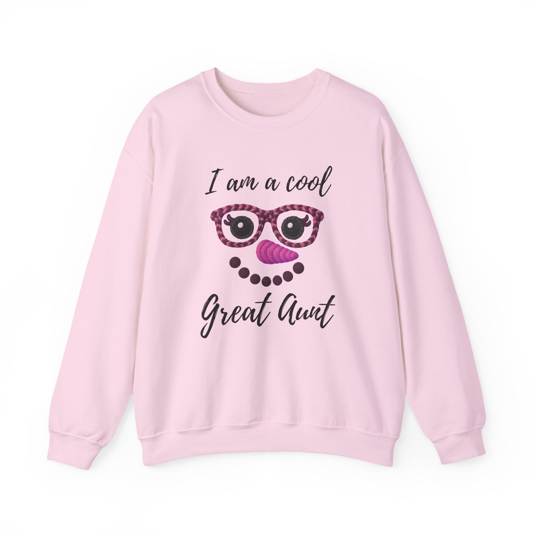 Personalized "I am a cool... Mama, Grandma, Aunt etc" Snowman Face Sweatshirt, Winter Snow Crewneck