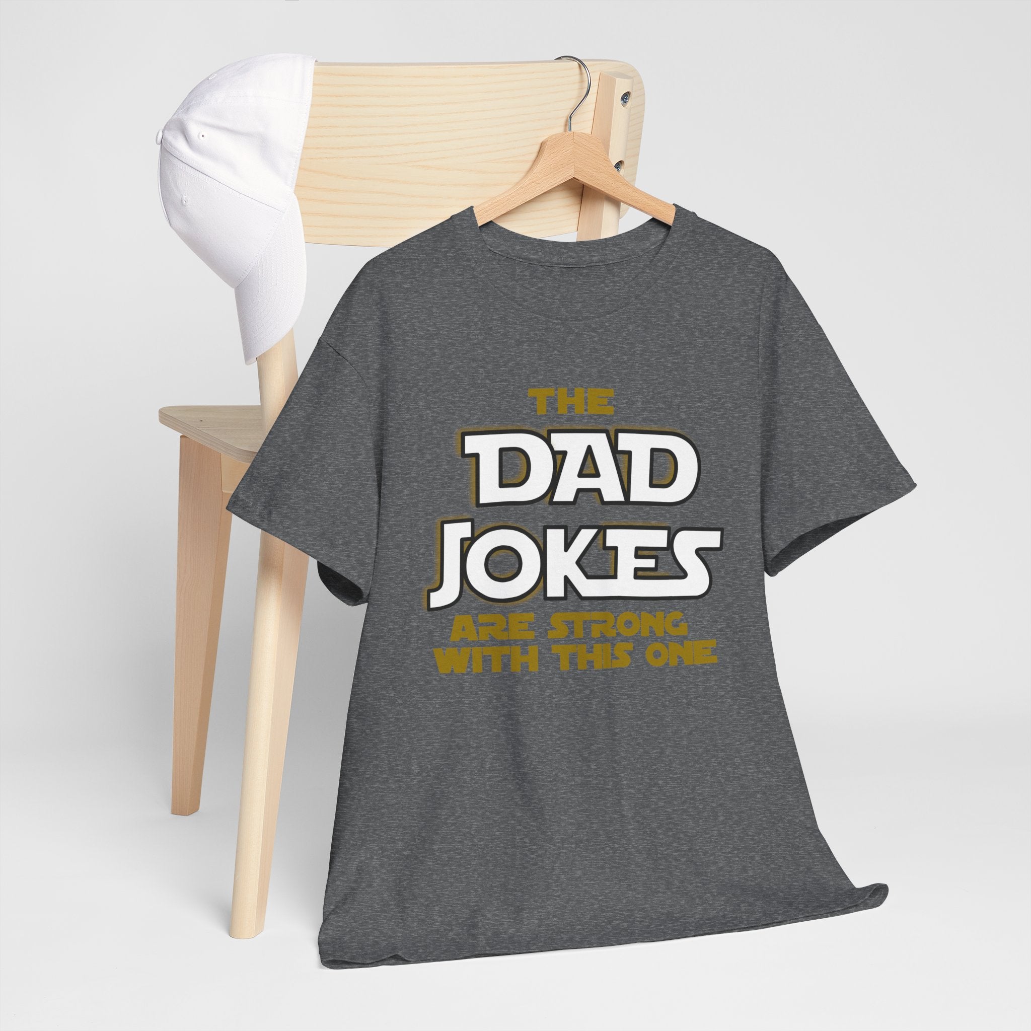 Dad Jokes are Strong with this One, Star Wars Adult Tee, Funny Shirt, Gift for Him, Movie Lover, Disney T-Shirt, Father's Day