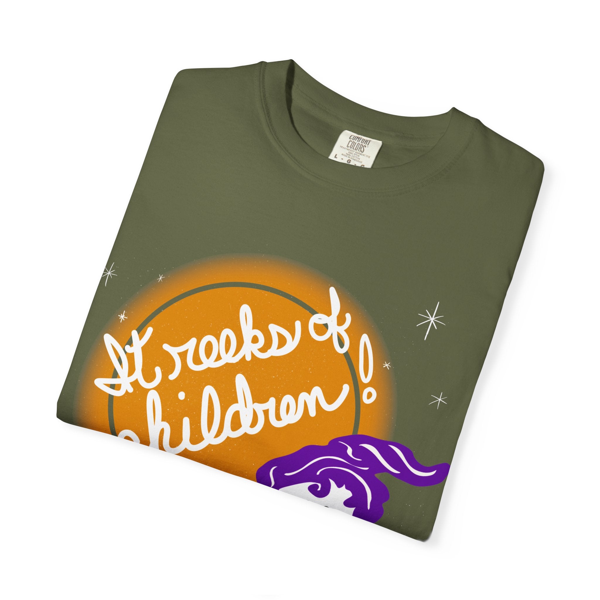 Hocus Pocus Comfort Colors T-shirt, It Reeks of Children Halloween Tee, Ghost Coffee Cup Shirt, Subtle Park Design