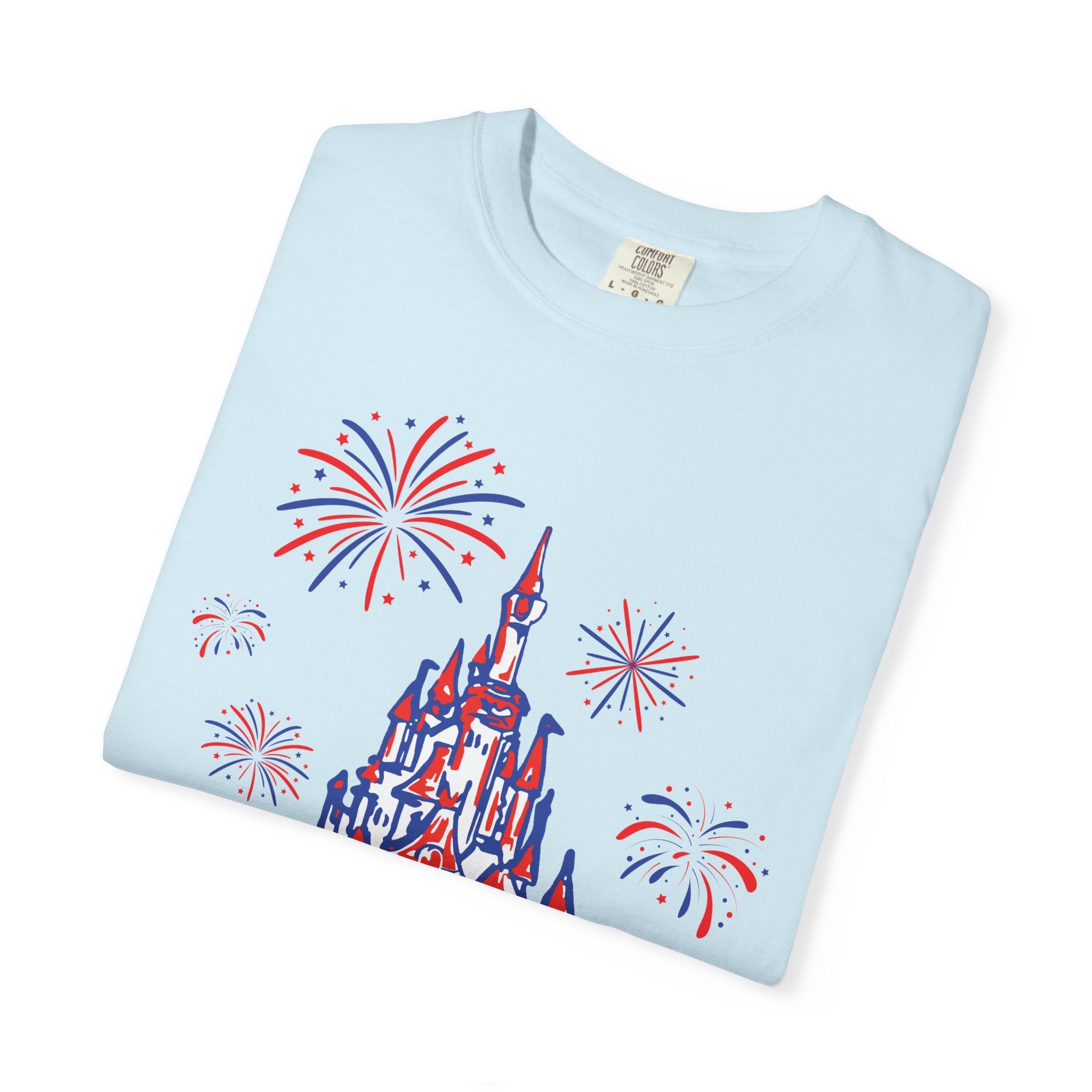 My Home Sweet Home Shirt, Fireworks, Castle, Disney, Patriotic Shirt, 4th of July, God Bless America, Red White and Blue, Americana