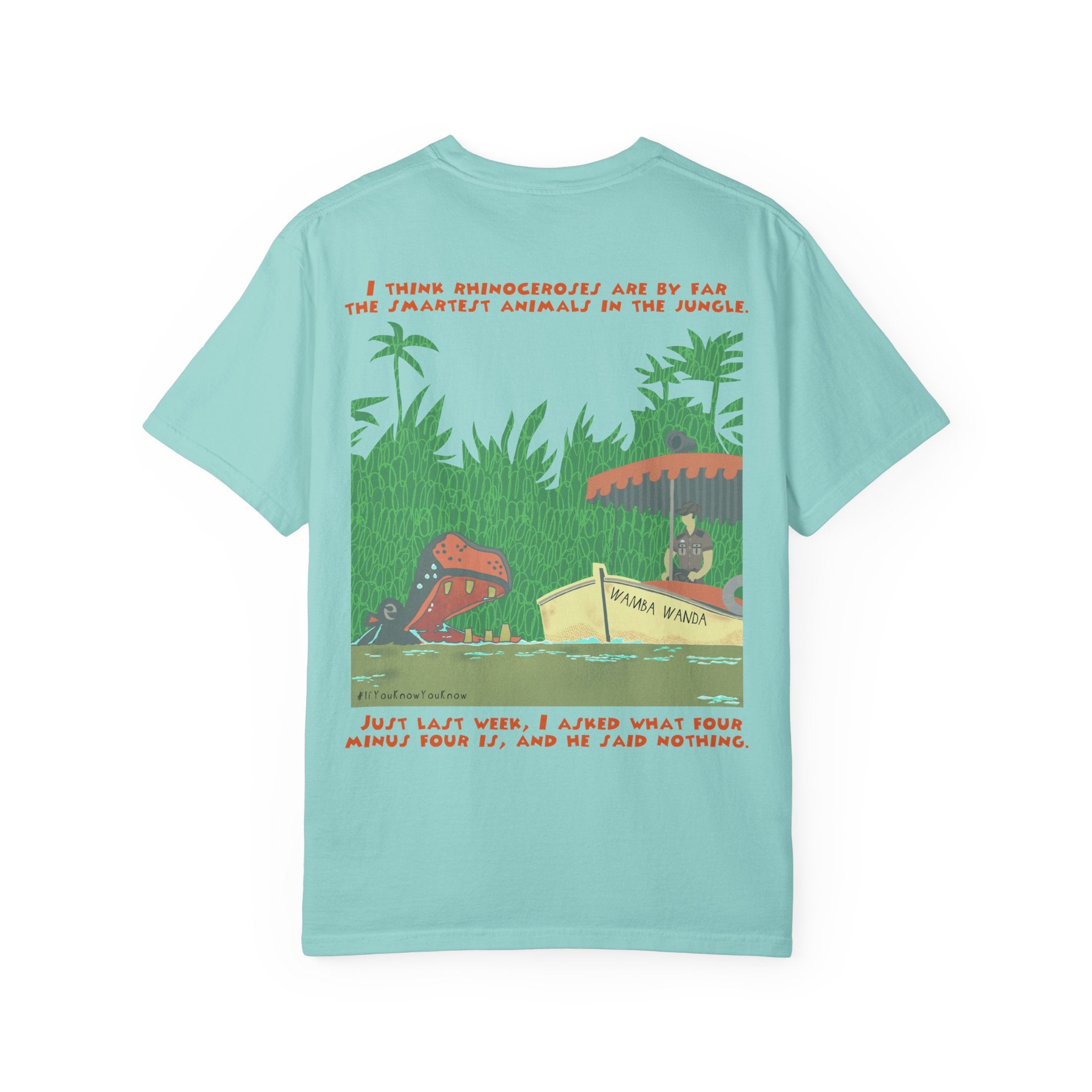 Jungle Cruise Comfort Colors Tee, Jungle Cruise Jokes t-shirt, Dad Jokes Shirt, Subtle Park Tee, Rhino Unisex T-shirt
