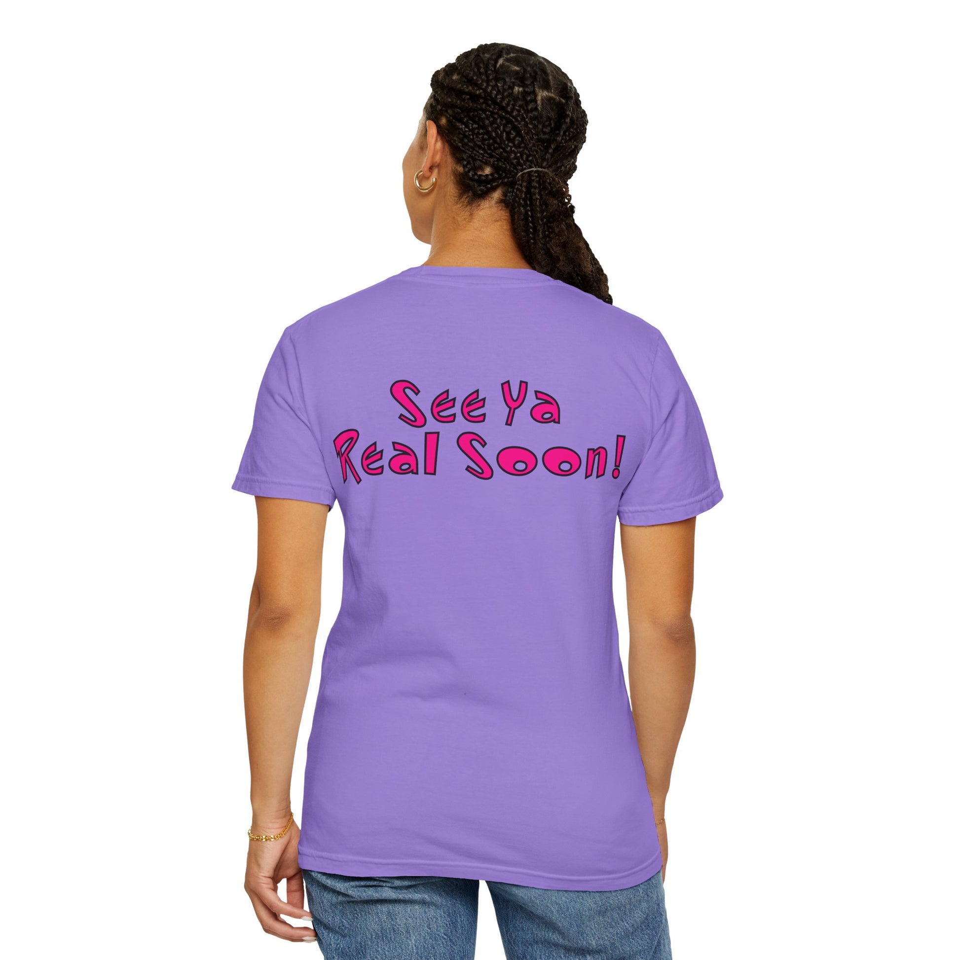 Hiya Pal, See Ya Real Soon, Double Sided, Adult Disney Tee, Mickey shirt, Magic Kingdom shirt, Subtle Disney shirt