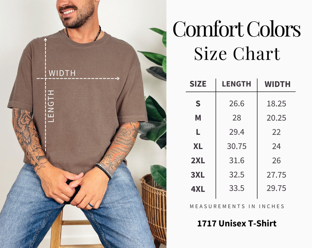 Holly Jolly Comfort Colors Adult T-Shirt, Festive Christmas Tees, Matching Family Pajamas, Holiday Shirt