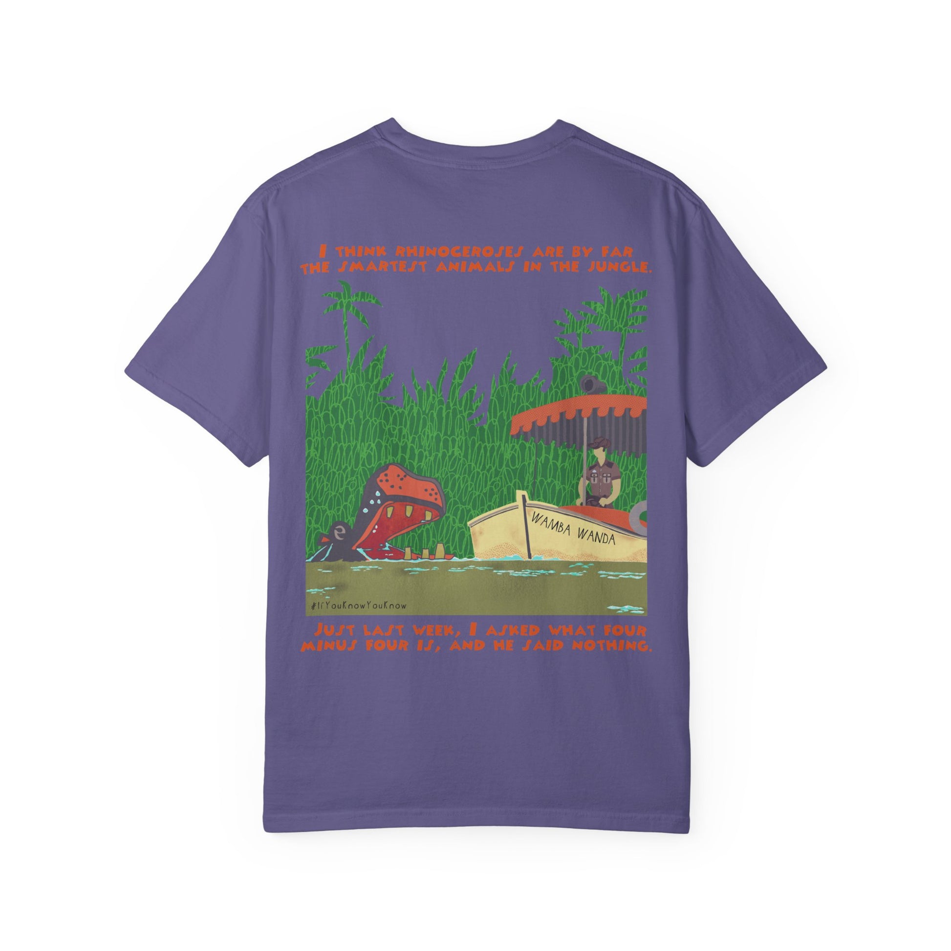 Jungle Cruise Comfort Colors Tee, Jungle Cruise Jokes t-shirt, Dad Jokes Shirt, Subtle Park Tee, Rhino Unisex T-shirt
