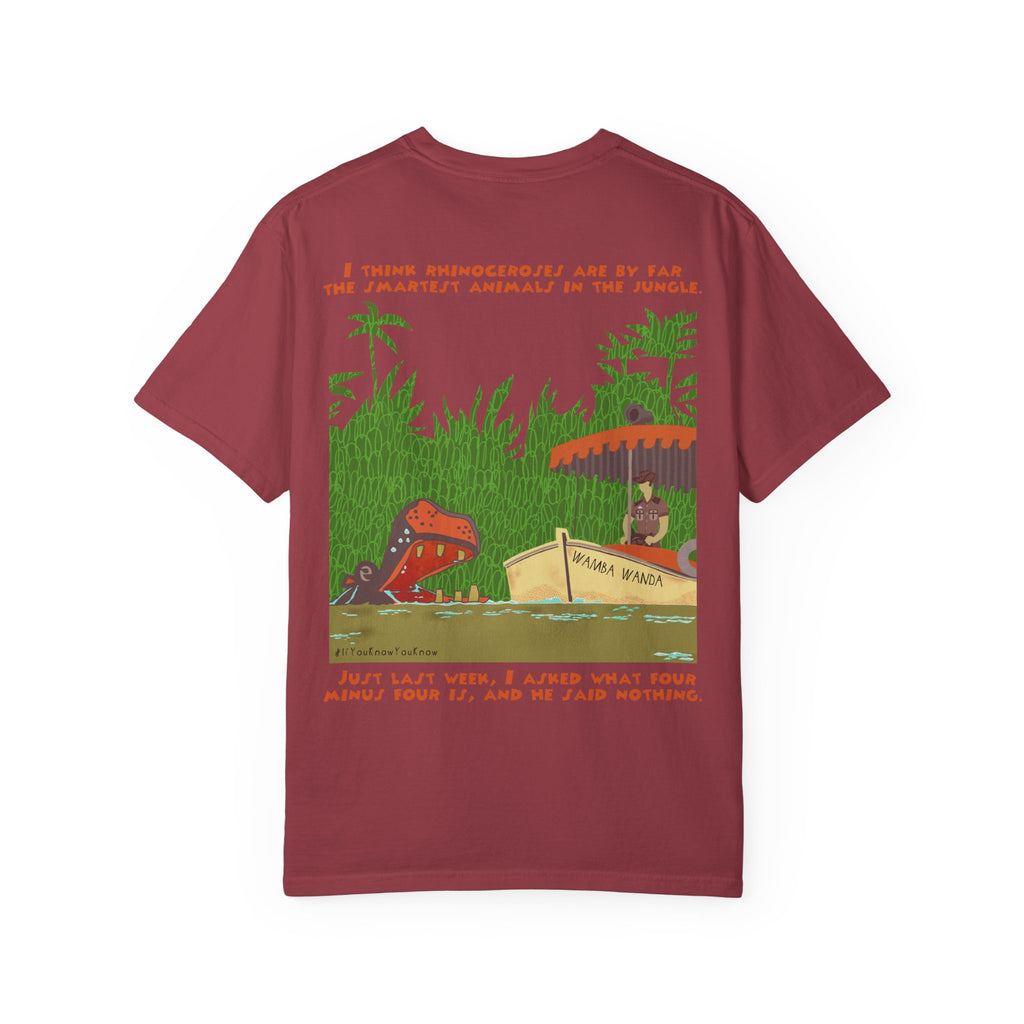 Jungle Cruise Comfort Colors Tee, Jungle Cruise Jokes t-shirt, Dad Jokes Shirt, Subtle Park Tee, Rhino Unisex T-shirt