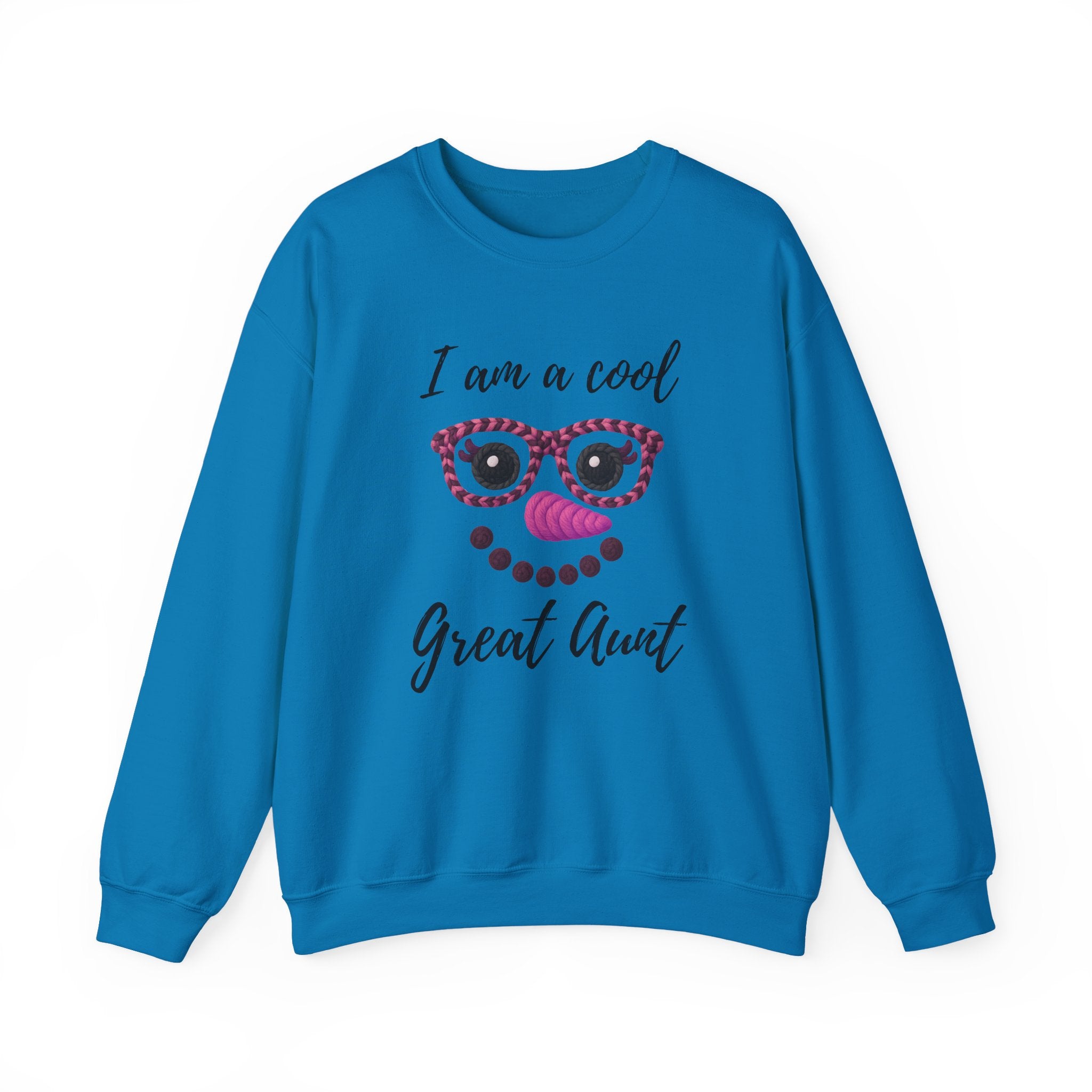 Personalized "I am a cool... Mama, Grandma, Aunt etc" Snowman Face Sweatshirt, Winter Snow Crewneck
