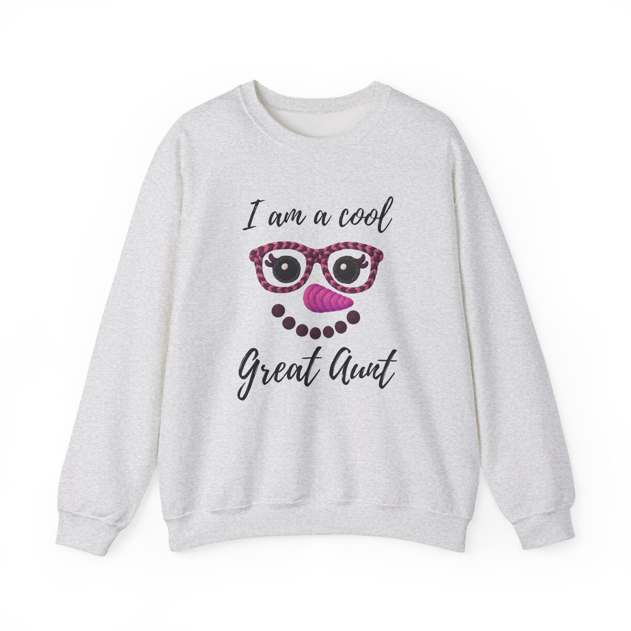 Personalized "I am a cool... Mama, Grandma, Aunt etc" Snowman Face Sweatshirt, Winter Snow Crewneck