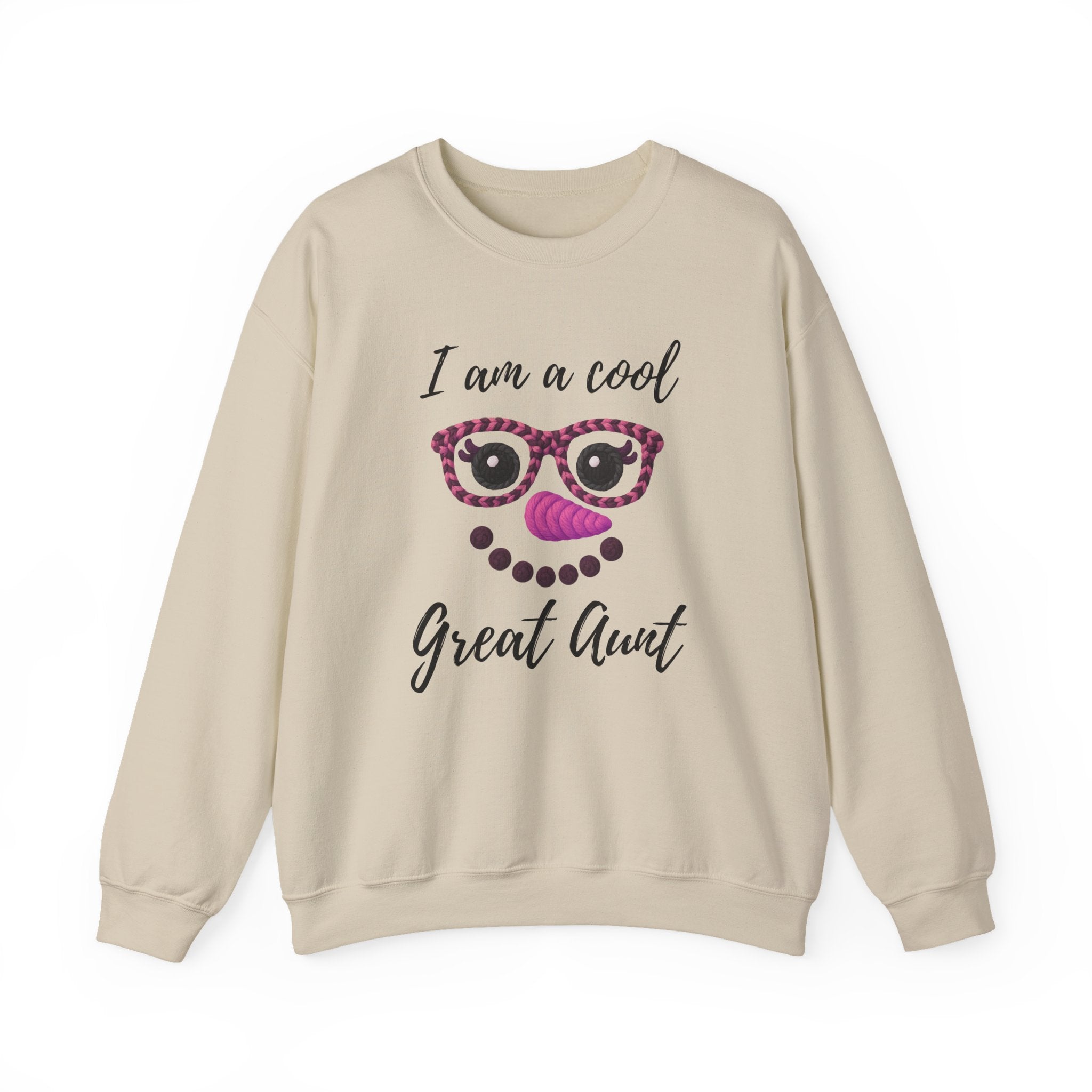 Personalized "I am a cool... Mama, Grandma, Aunt etc" Snowman Face Sweatshirt, Winter Snow Crewneck