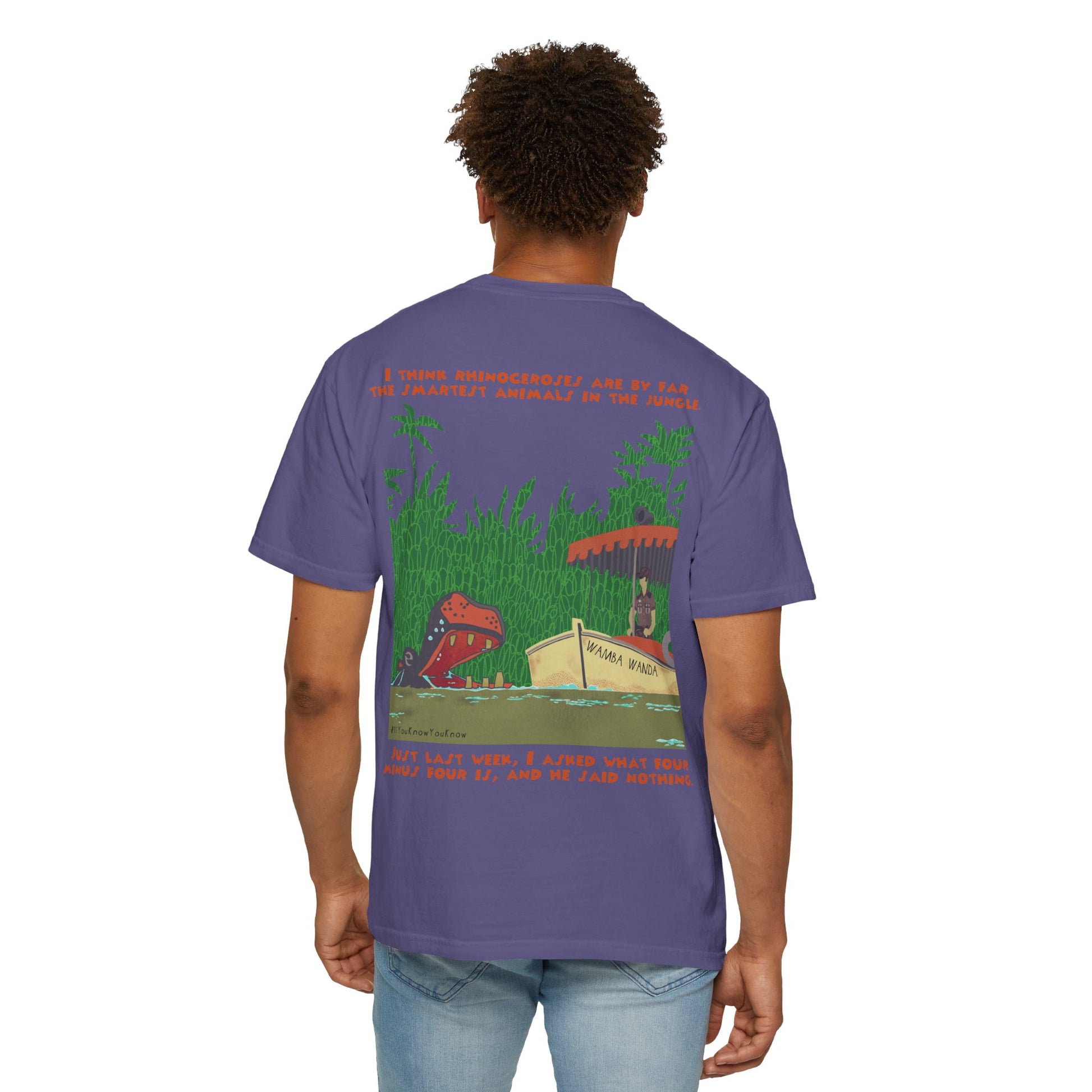 Jungle Cruise Comfort Colors Tee, Jungle Cruise Jokes t-shirt, Dad Jokes Shirt, Subtle Park Tee, Rhino Unisex T-shirt