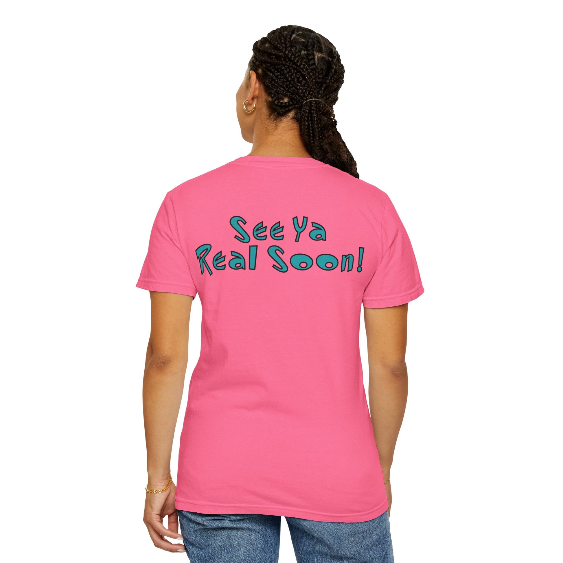 Hiya Pal, See Ya Real Soon, Adult Disney Tee, Double Sided, Mickey shirt, Magic Kingdom t-shirt, Subtle Disney shirt