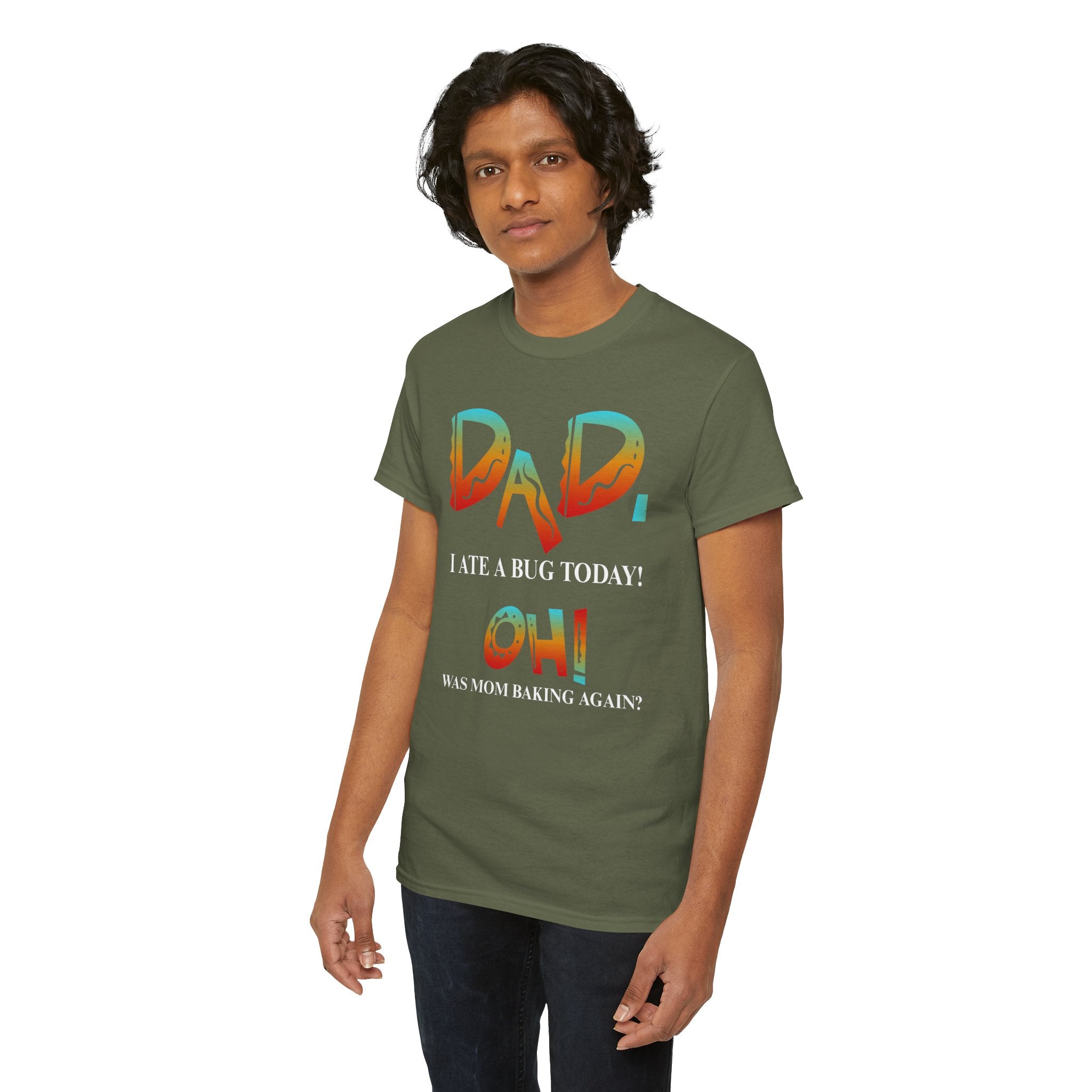 Dad I Ate a Bug Adult T-shirt,  The Emperor's New Groove Style, Funny, Father's Day, Dad jokes