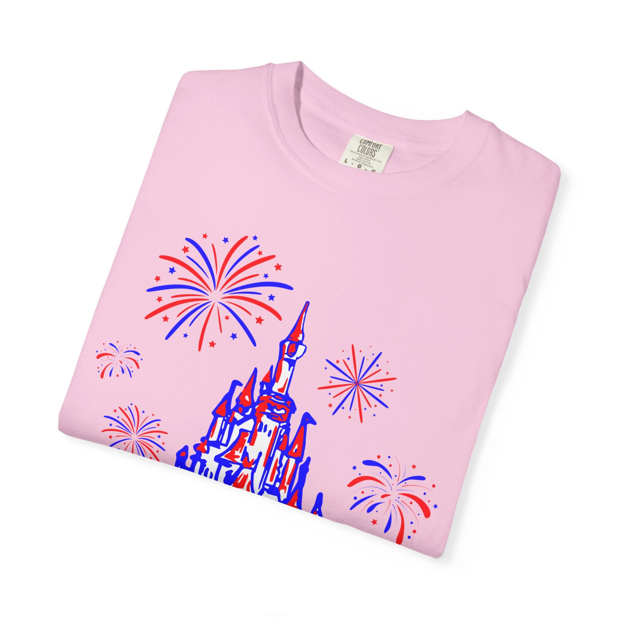 My Home Sweet Home Shirt, Fireworks, Castle, Disney, Patriotic Shirt, 4th of July, God Bless America, Red White and Blue, Americana