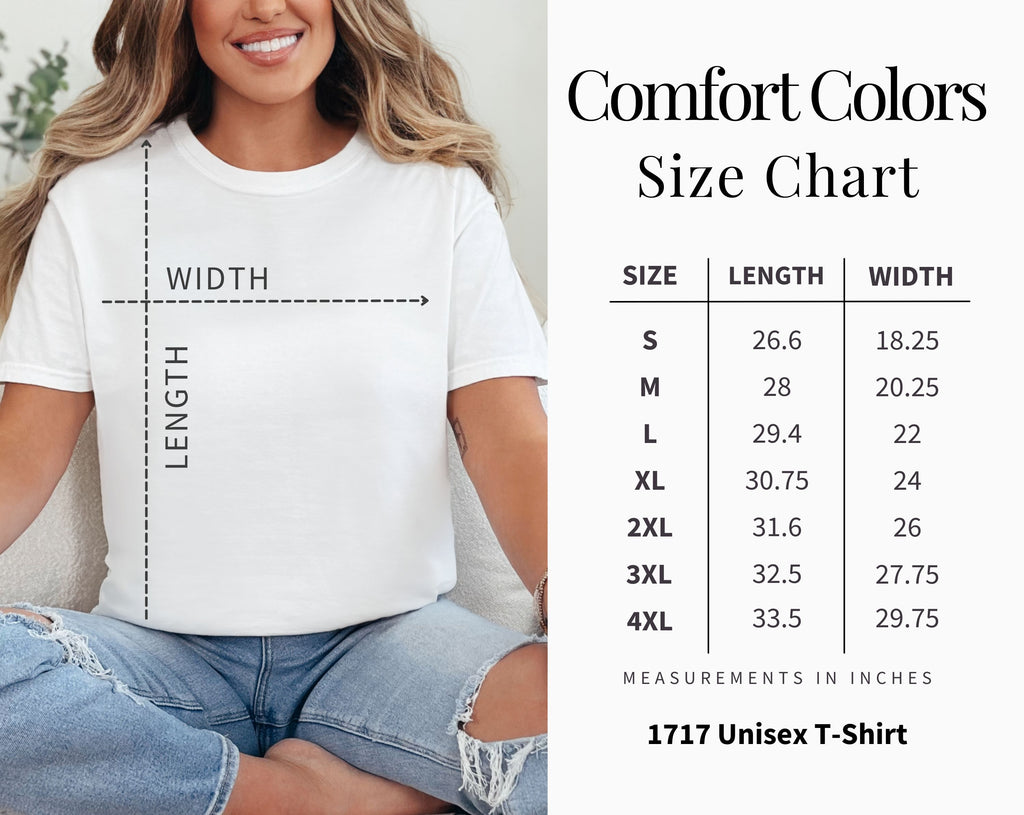 Spooky Halloween Comfort Colors T-shirt, Spiders Ghosts Skulls Check Tee