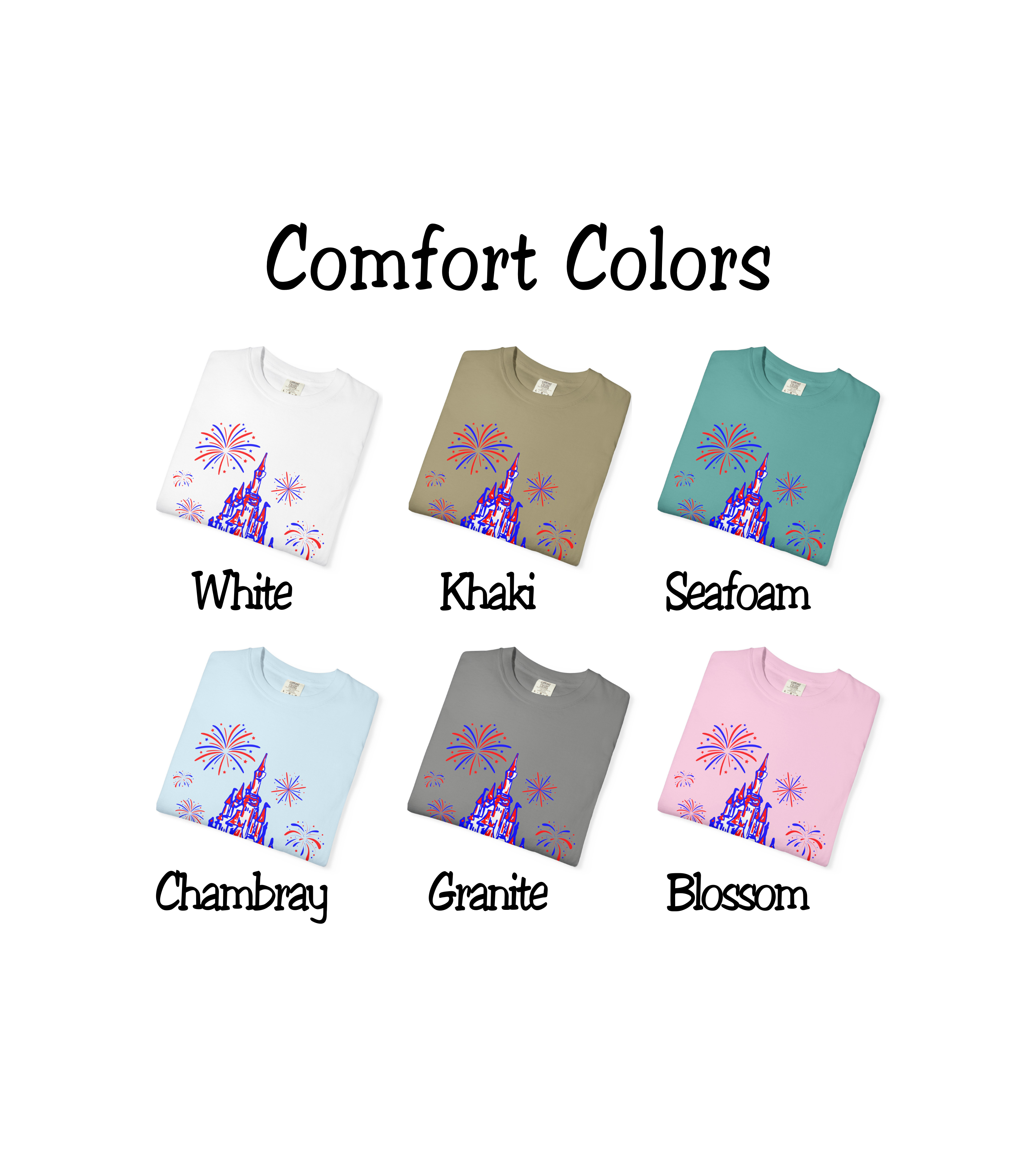 My Home Sweet Home Shirt, Fireworks, Castle, Disney, Patriotic Shirt, 4th of July, God Bless America, Red White and Blue, Americana