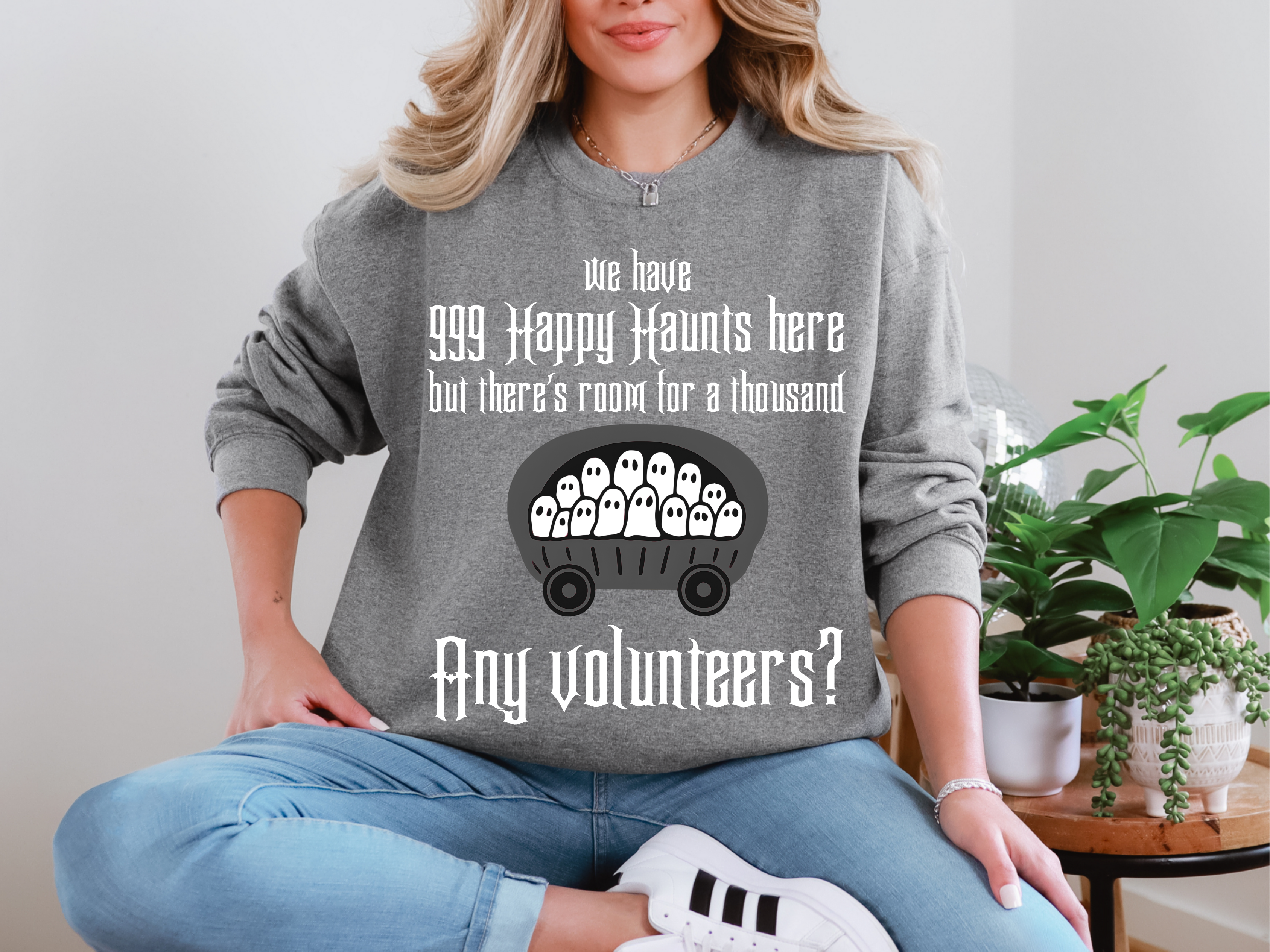 The Haunted Mansion Glidan Sweatshirt, Halloween Shirt, Ghost Happy Haunts