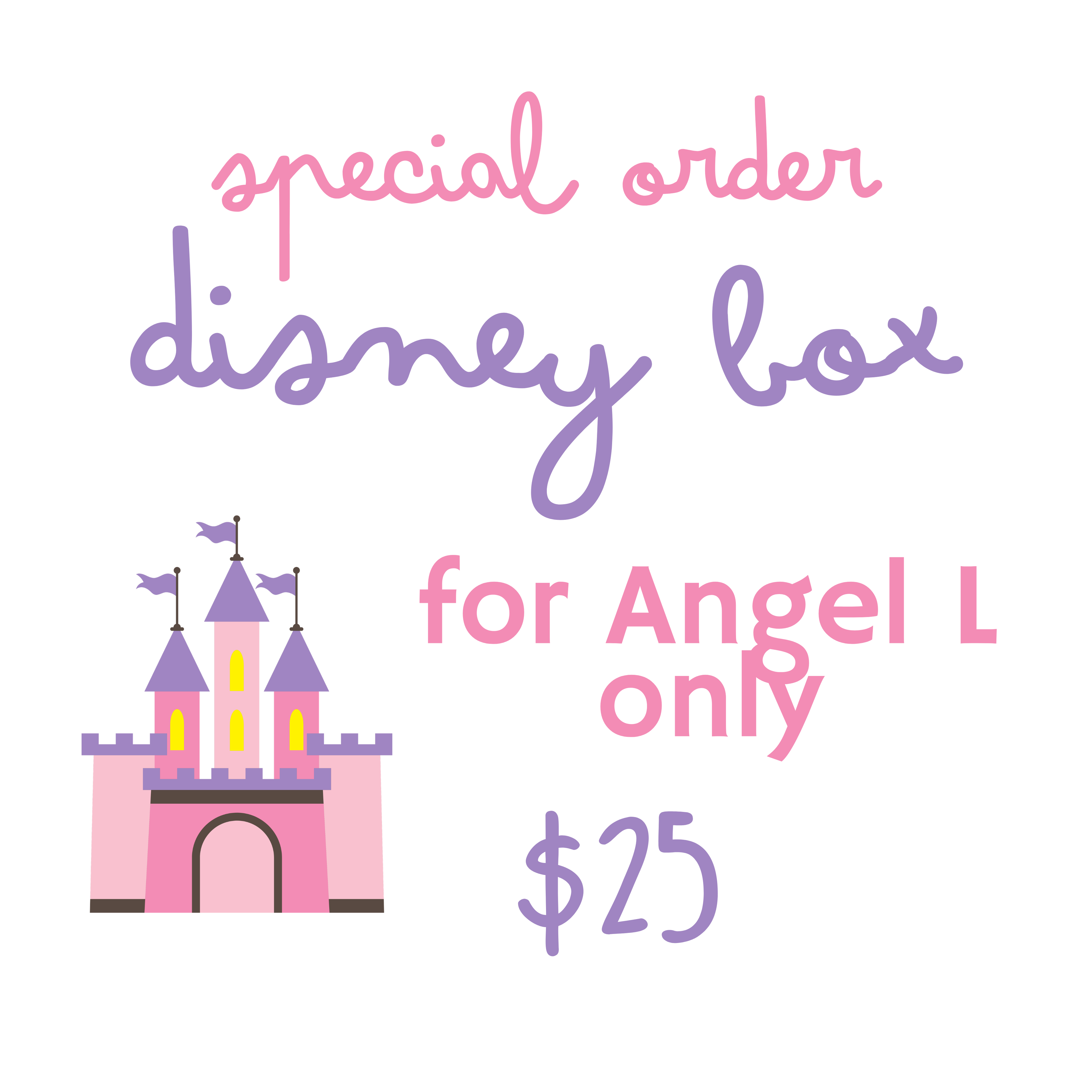 Special Order Angel Only